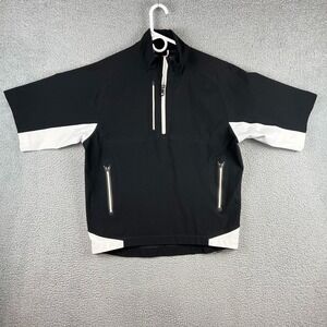 FootJoy DryJoys Jacket Men Small Tour XP Short Sleeve Golf Rain Coat - READ